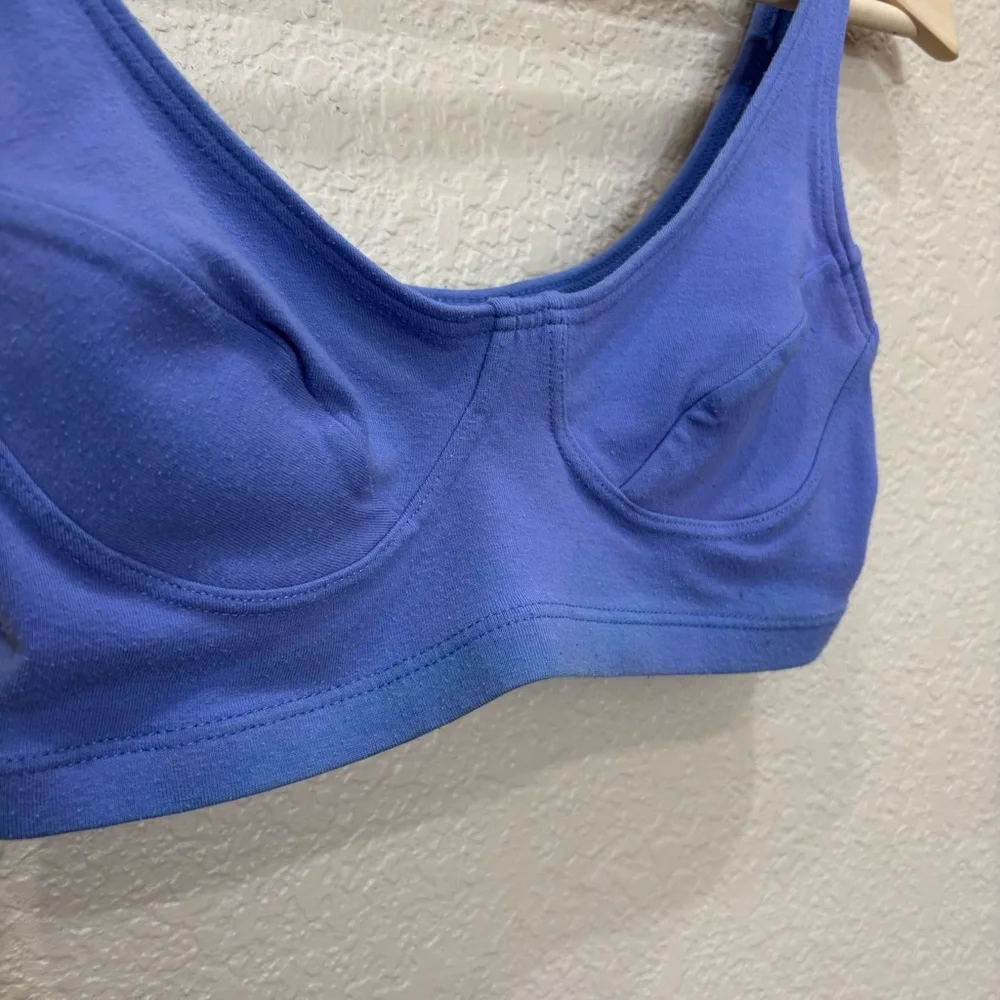 Jacques Moret Vintage Bustier Cropped Tank Top size Medium - Periwinkle Y2K 90’s - Picture 2 of 4